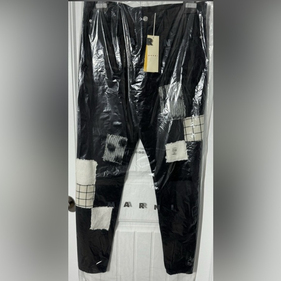 BNWT Marni Black Patchwork Jeans sz36 - Picture 2 of 15